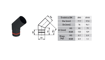 kolano-stale-speczane-do-piecy-na-pellet-45-fi80-ks08045-cz1-2sp